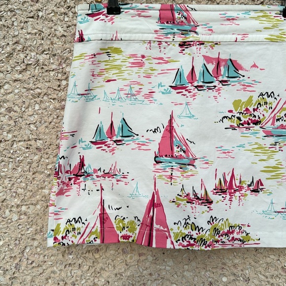 Talbots White Mini Skirt “By the Seaside” NWOT - Picture 2 of 4